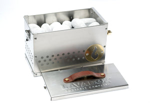 Reserve the Hekla now! The Hekla: 304 Sexy Stainless Steel LavaBox with Dual-Burner