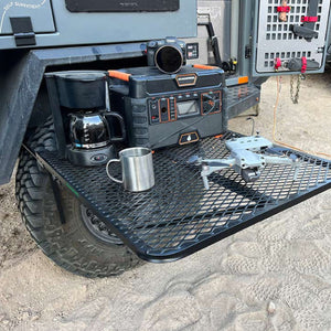 Aluminum Camping Tire Table - Medium