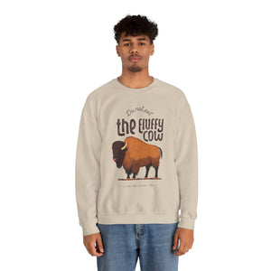 Do Not Pet the Fluffy Cow - Unisex Crewneck Sweatshirt