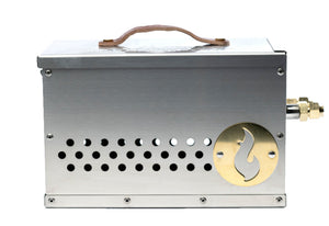 Reserve the Hekla now! The Hekla: 304 Sexy Stainless Steel LavaBox with Dual-Burner