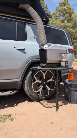 Aluminum Camping Tire Table - Small
